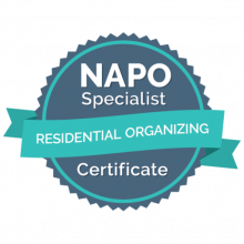 NAPO Specialist — Residential Organizing Certificate